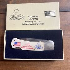Storming’ Norman Schwarzkopf Vintage Gulf War Knife First Cutlery Steel Iraq USA picture