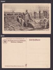 GERMANY, Vintage postcard, Protective house construction, WWI picture
