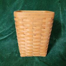 Longaberger Waste Basket With Protector 12.5 Inch Signed JBH 1997 Vintage  picture