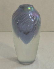 Brian Maytum signed art glass iridized perfume bottle no dauber picture
