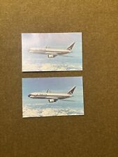 Vintage 1960’s Delta Air Lines Post Cards Lot Of Two  picture