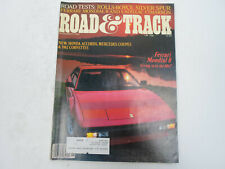 ROAD & TRACK NOVEMBER 1981 FERRARI MONDIAL 8 ROLLS-ROYCE CADILLAC CIMARRON (159) picture