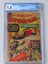 Amazing Spider-Man #14 (1964) - CGC 1.5 - Huge Silver Age Key - 1st Green Goblin picture
