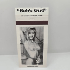 Vintage Girlie Matchcover Bob's Girl picture