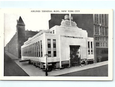Postcard Airlines Terminal Building New York City, New York RPPC 1368 picture