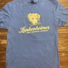 Lunkenheimer Craft Brewing Company T Shirt Size Small Blue picture