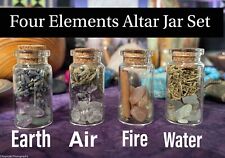 Four Elements Altar Jar Set Witch Jars picture