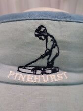 Pinehurst NC Sun Visor Rare Vintage 1980s Hexace Noswett USA Golf Tennis  picture