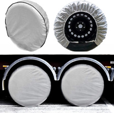 Tire Covers Set of 4, 5 Layer Wheel Covers for RV Trailer Camper Truck Motorhome picture