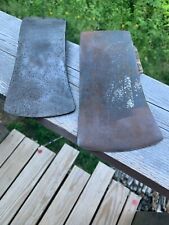 Vintage Pair Of Collins Axe heads 3#14 oz and marked  boys 2# 8oz picture