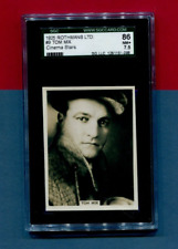 1925 ROTHMANS LTD. CIGARETTES CINEMA STARS CARD #9 TOM MIX SGC 86 NM+ 7.5 picture
