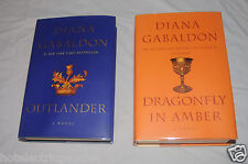 NEW Diana Gabaldon Signed Outlander & Dragonfly in Amber Autographed Hardcovers picture