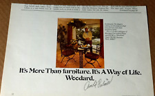 1973 print ad - Woodard wrought iron furniture ARNOLD PALMER Owosso Michigan AD picture