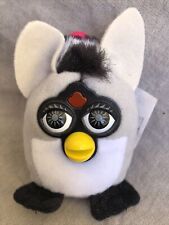 Vintage Furby Racoon McDonald's Gray Clip Keychain 2000 picture