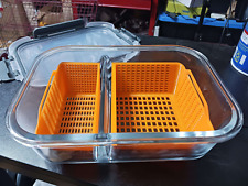 VETERAN MADE Dual Dunking Cleaner Tray ISO 30oz divided with sifting baskets picture