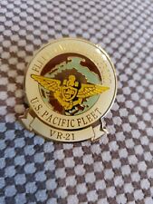 Retro Lapel Pin USA Pacific Fleet - Fleet Tactical Support Enamel Military VR-21 picture