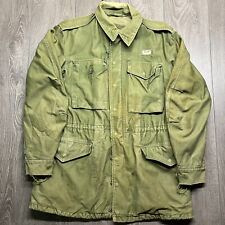 Vintage 1960’s M65 OG 107 Military Jacket With AIRBORN Patch Worn Condition XL picture