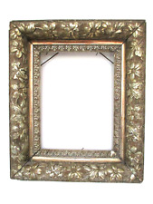 Antique Vintage Ornate Gold Wood Picture Frame 12