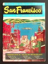 1966 San Francisco Factful Colorful Guide Fold Out Map City Golden Gate Booklet picture