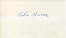 Alex Hooks 1935 Philadelphia Athletics SMU Mustangs Coach Signed Autograph picture