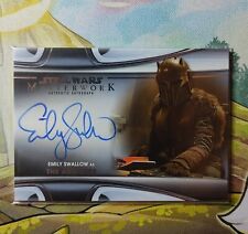 2021 Topps Star Wars Masterwork The Armorer Autograph Emily Swallow picture