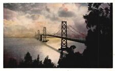 Postcard CA San Francisco Oakland Bay Bridge from Yerba Buena Vintage PC f3795 picture