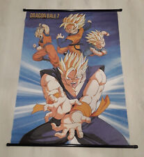 Vintage Dragon Ball Z Fabric Banner Poster 1999 42x30