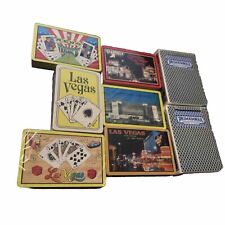 Lot of 8 Decks - LAS VEGAS Vintage CASINO New And Used  playing cards Nevada picture