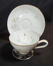 Vintage R KPM Krister Pastel Floral Tea Cup and Saucer Germany picture