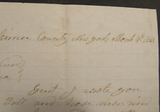 ANTIQUE 1861 LETTER LATHAM GRAY GRAYVILLE HERKIMER COUNTY NEW YORK picture