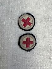 Original WW2 Patches Embroidered Patches Removed From Uniforms picture