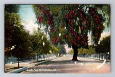 Alhambra CA-California, South First Street, Antique Vintage Souvenir Postcard picture