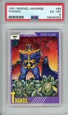 1991 Marvel Universe #85 Thanos PSA 6 picture