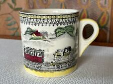 Antique English Portland Pottery Railway Demitasse Tea Cup picture