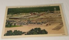 1940's postcard Du Pont companies new plant Orlon fiber yarn Camden SC air view picture