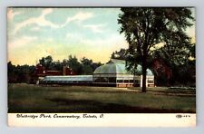 Toledo OH-Ohio, Walbridge Park, Conservatory, Exterior, Vintage Postcard picture