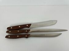 ZYLCO Handcrafted Knife Lot Of 3 95-K Wood Handle Made in USA picture