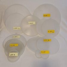 Vintage Tupperware Lids Lot of 14 Clear 224, 228, 229, 230, 239, 259, 297, 1203+ picture