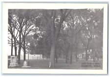 c1940 City Park Pool Exterior Trees Field Frankfort Kansas KS Vintage Postcard picture