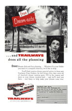 1956 Trailways: Free Dream Aids Vintage Print Ad picture
