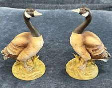 Pair (2) Vintage Andrea by Sadek Japan Canadian Goose Figurines picture