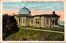 Postcard Washburn Observatory University of Wisconsin Madison WI 1916      21520 picture