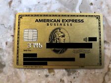 American Express New Business Gold PVC Card picture