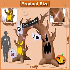  15 Foot Long And 10 Foot Tall Giant Halloween Inflatable Out  Door Tree picture