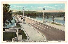 Harrisburg Pennsylvania c1920's new Market Street Bridge, Susquehanna River picture