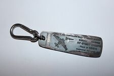 Keychain from skin of devic panel air SUKHOI SU-25SM #529/870 TITANIUM picture