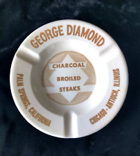 Vintage 1962 Palm Springs/China Ashtray George Diamond Steakhouse HTF picture