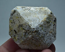 93 Gm Amazing Unique Double Terminated Unknown Crystal w/ Pyrite @Badakhshan Afg picture