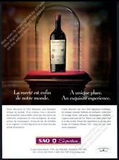 2001 Chateau Petrus wine 1921 bottle photo SAQ Signature vintage print ad picture