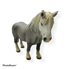 2006 Schleich Percheron Stallion Horse Gray Speckled Spotted Retired  picture